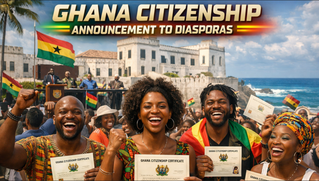New Ghana Citizenship Opportunity Opens for the Historical Diaspora